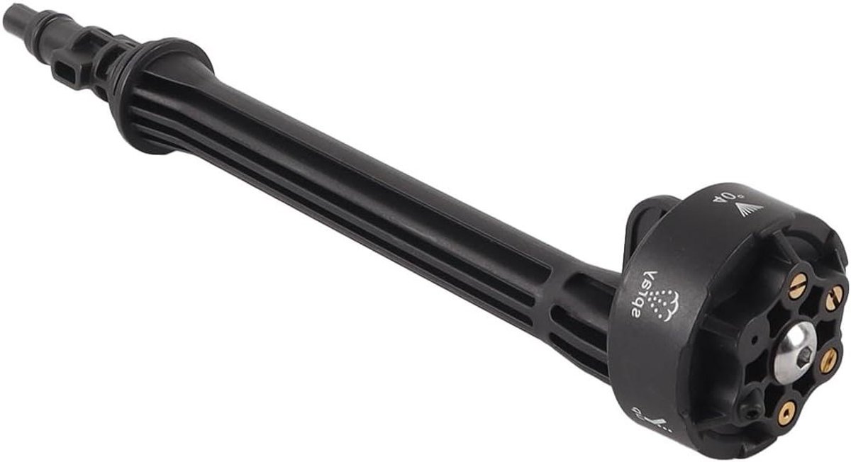 Hogedrukreiniger Accessoire - Verlengstuk Sproeikop - Auto en Tuin Reinigen - Zes Sproei standen - 275 cm Lengte - Zilver
