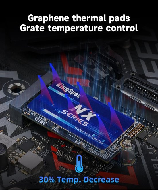 Interne SSD - NVMe Opslag - Snellere Computer - PCIe 3.0 Interface - M.2 2242 - NXM-2242 — afbeelding 2