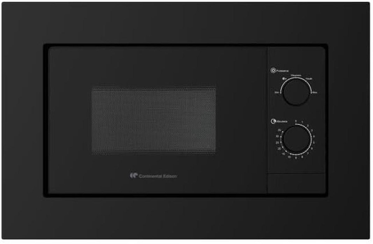 Inbouw Magnetron Zwart 20 Liter - Compacte Oven voor Inbouwmontage