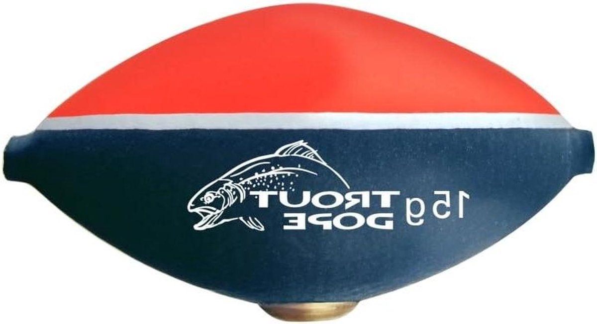 Forel dobber - Vis ei - Forelvissen - Geïntegreerd gewicht - 8 gram - Oranje