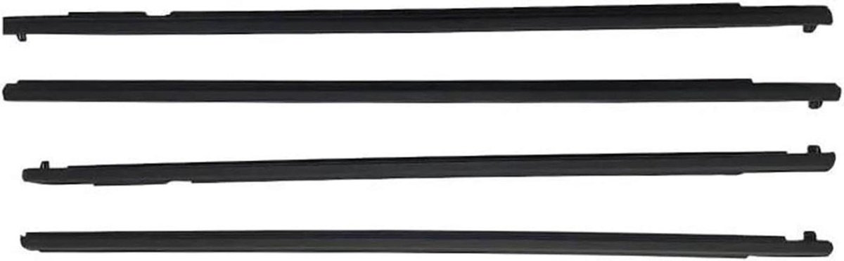 Afdichtingsstrips Auto - Weerstrips Deur - Auto Beschermen - Geluidsisolatie - 4 Stuks - Zwart