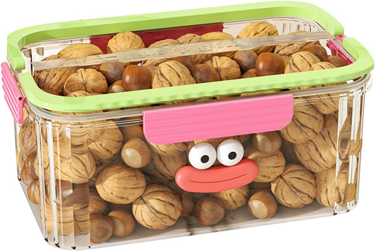 Groentecontainer Koelkast - Fruitbewaarder - Voedsel Vers Houden - Met Ijspak - 22x15x11 cm - Groen