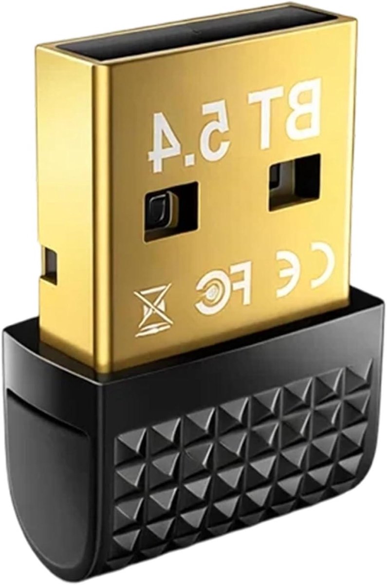 Bluetooth Adapter - USB Dongle - Draadloze Connectiviteit - Bluetooth 5.4 - Mini Formaat - Zwart