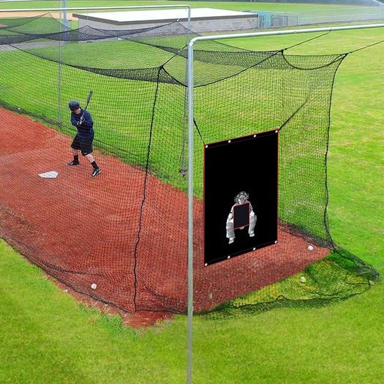 Honkbal Oefennet - Softbaltrainer Pitching Target - Sportvaardigheid Verbeteren - Schokbestendige Structuur - 4x6 ft - Meerkleurig van Merkloos — afbeelding 3