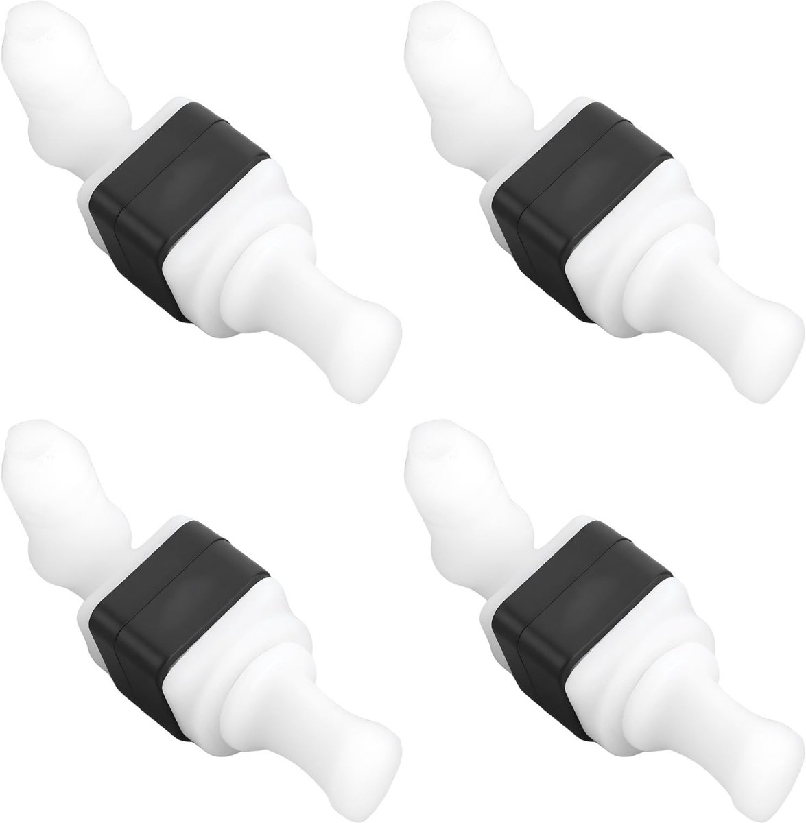 aladdien - Auto Voorruit Reiniging Nozzle Adapter - 4 Stuks - Kunststof - Geschikt voor VW en Audi - Onderdeelnummer 3B0955665C en 3B0955665E