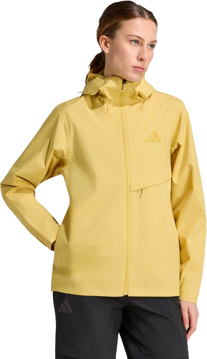 Adidas Terrex Terrex Multi 2 Layer Climaproof Regenjack Dames Geel