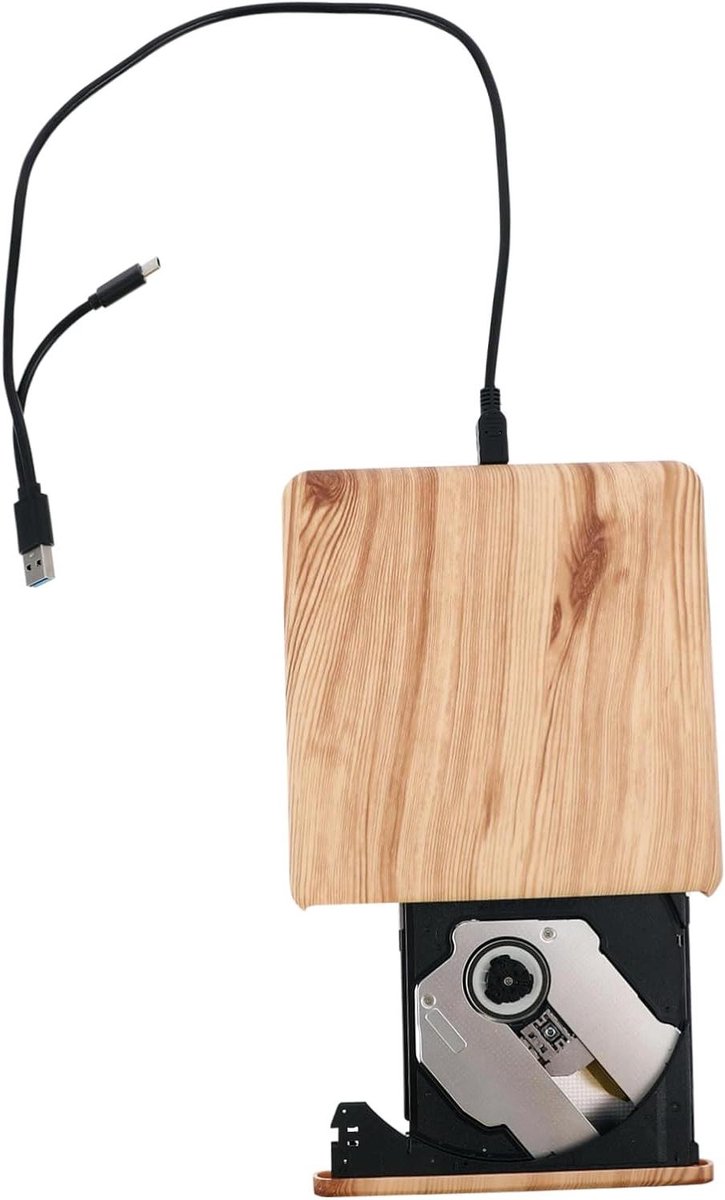 Externe DVD Drive - USB CD Brander - Data Back-up - USB 3.0 en Type-C