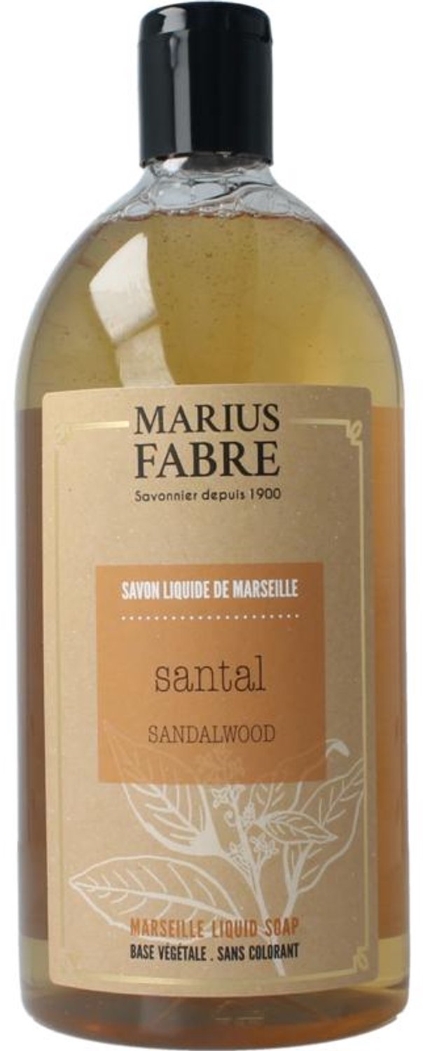 Marius Fabre Zeep Sandelhout Navulling (1000 ml)