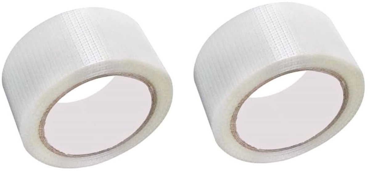aladdien - Tentreparatieband - Waterdicht - 2 stuks - 5 cm x 8 m - UV-bestendig - Geschikt voor campers - Transparant