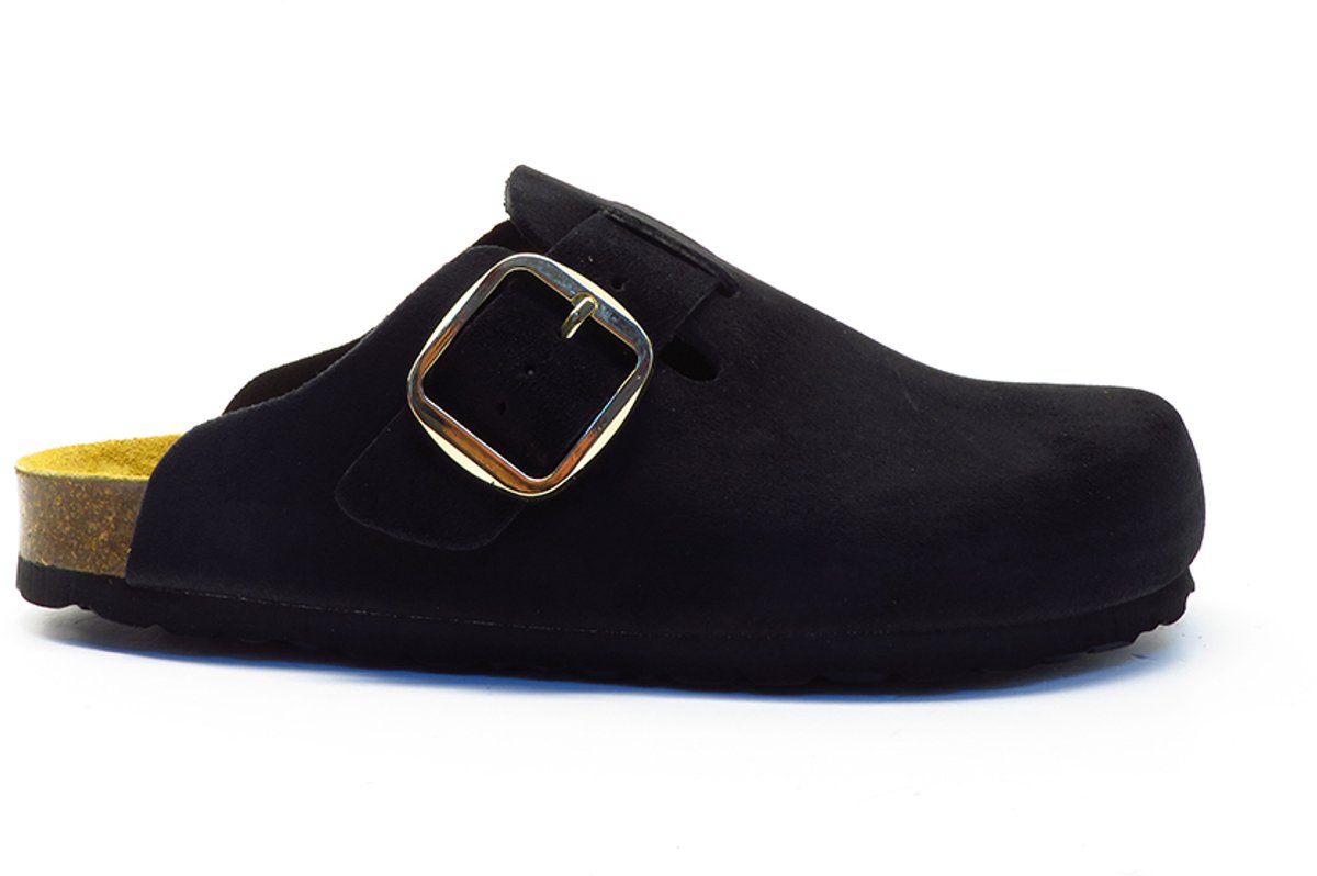 Vamos Zwart slipper dicht 2531 Zwart Zwart