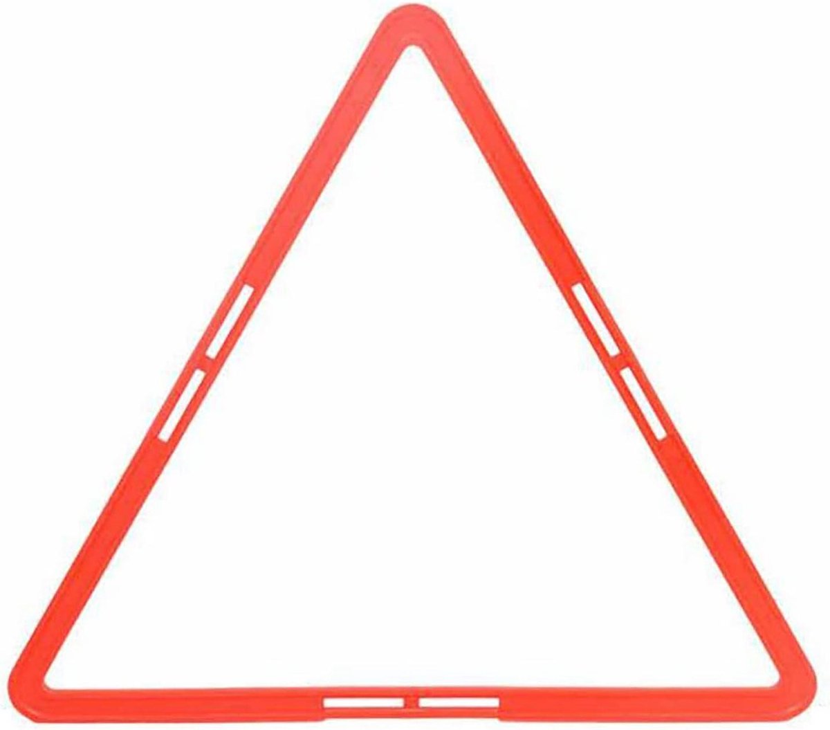 Trainingsringen Set - Agility Cirkels - Sport Training - Weerbestendig PP Materiaal - 48 cm Diameter - Rood