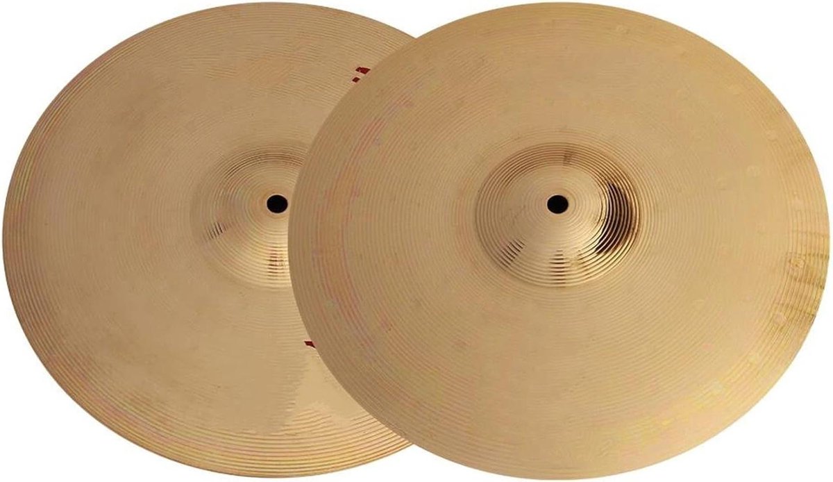 Crash Cymbal Bekkens - Hihat Bekken Set - Drummen Oefenen - Brons Materiaal - 35 cm - Bronze