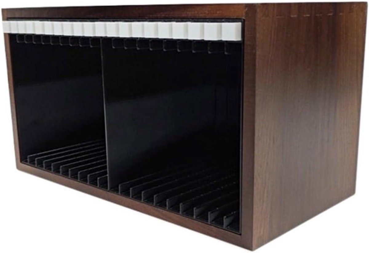 CD Opbergrek - Muziek Display - Cd's Organiseren - Pop-up Ontwerp - 301 x 164 cm - Houtkleur