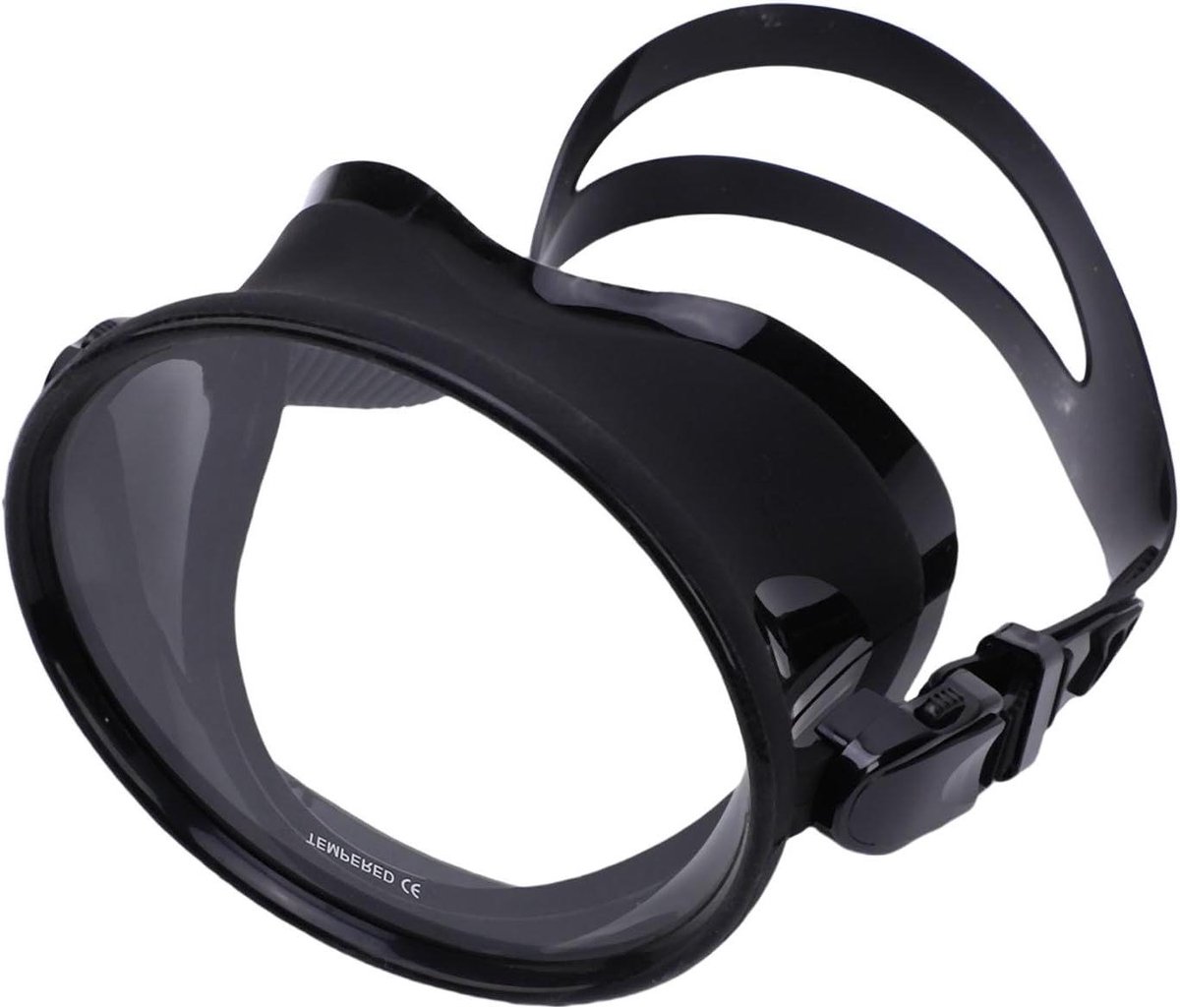 Snorkelbril Volwassenen - Duikmasker Zwemmen - Onderwater Zicht - Gehard Glas Lens - Niet gespecificeerd - Zwart