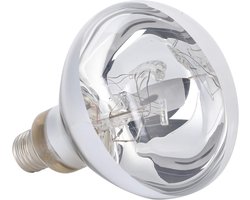Reptiel Warmtelamp - Warmtestraler Terrarium - Gezond Reptiel Groei - Volledig Spectrum UV - 100W - Transparant