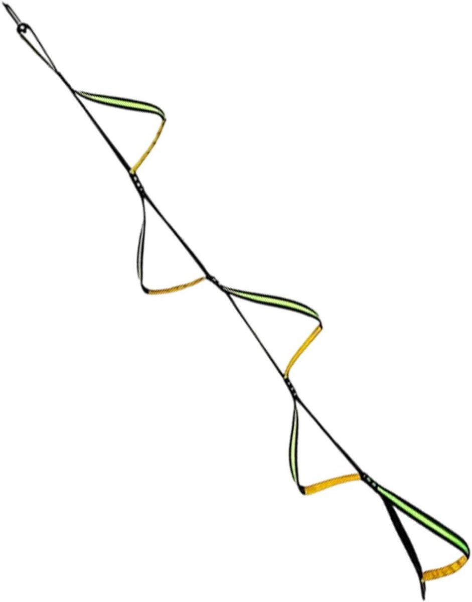 Touwladder Boot - Watersport Ladder - Veilig Instappen - Antislip Treden - 160 cm - Zwart