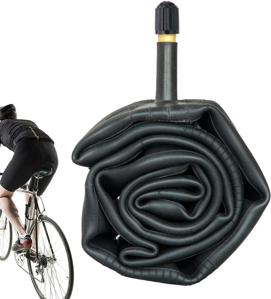 Fietsbinnenband - Fietsband binnenbuis - Fietsen Onderhoud - Versterkte butylconstructie - Standaard maten - Zwart