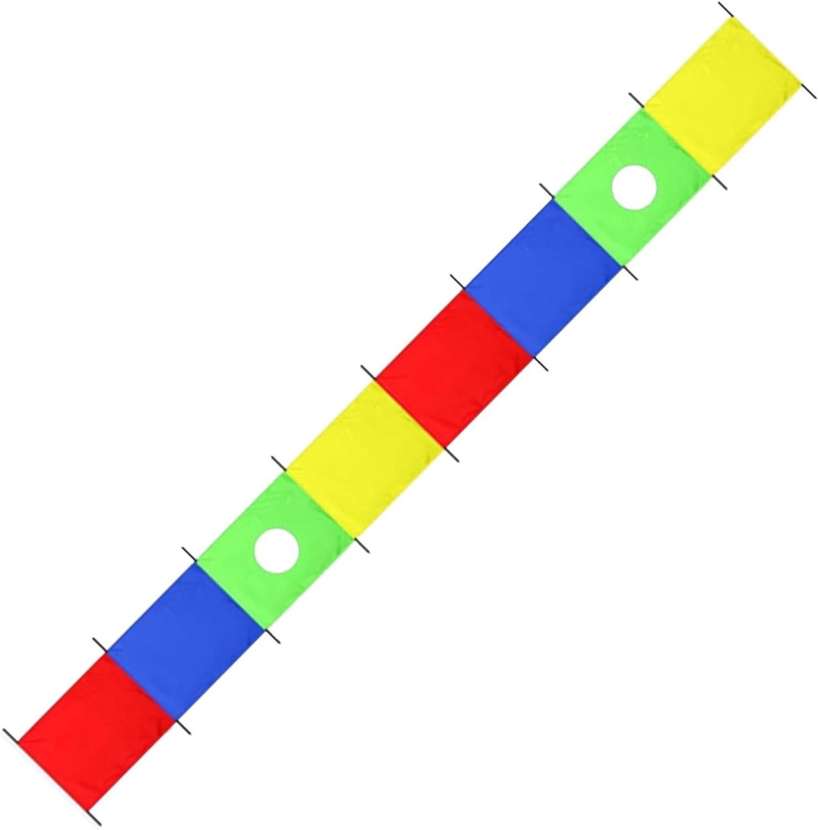 Speel Parachute - Kinderspel Parachute - Buiten Spel - Waterdicht Oxford Doek - 540x90 cm - Regenboog