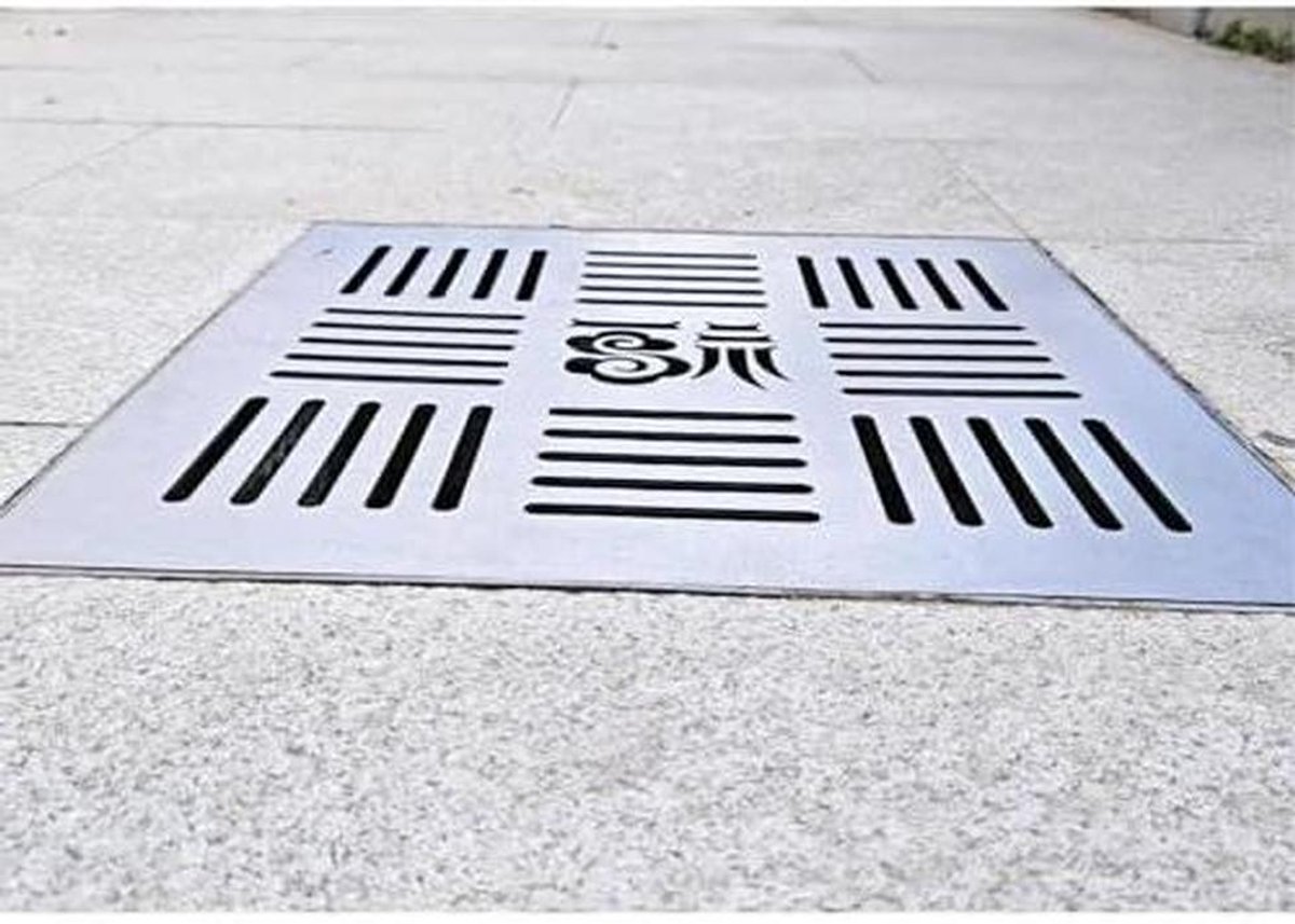 Afvoerrooster - Drain Cover Rooster - Water Snel Afvoeren - Versterkt Zwaar Gebruik - Aanpasbare Maten - Zilver