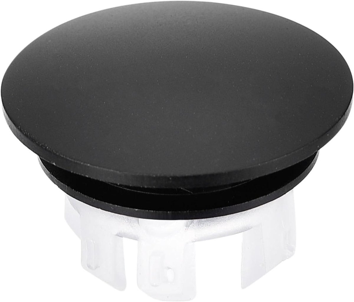 Afvoerafdekking Gootsteen - Afvoerring Badkamer - Afvoergat Afdekken - Roestvrij ABS Koper - 33 x 20 mm - Zwart
