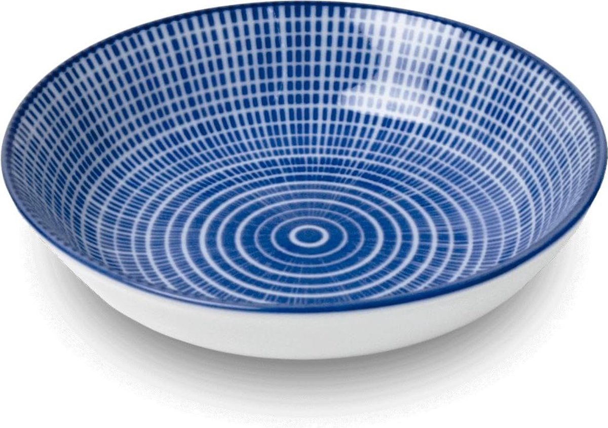 Sushi Schaal - Sushischaaltjes Tapas - Serveren van Hapjes - Handgemaakt Keramiek - 1 - Blauw
