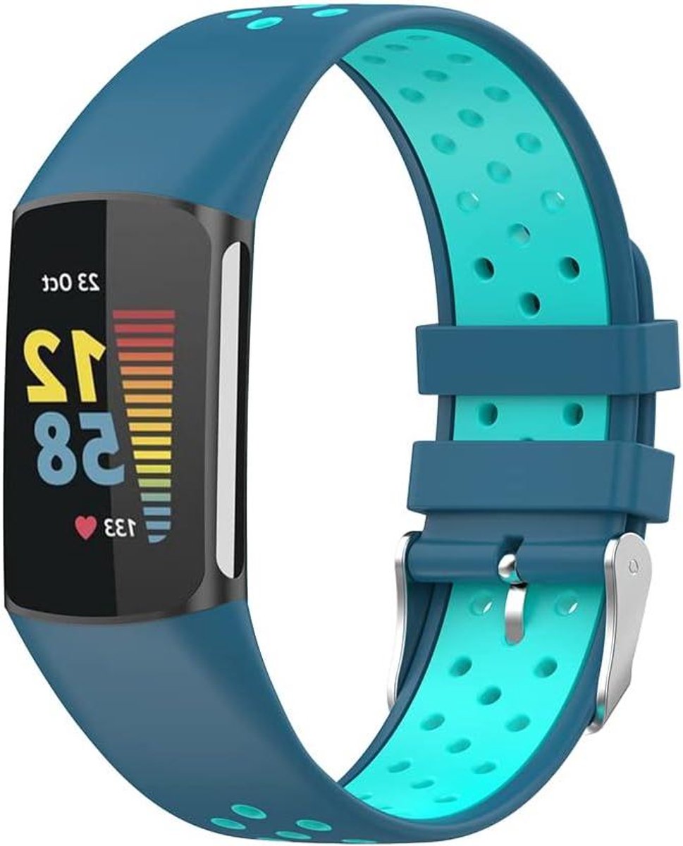 Sportband - Vervangende band - Activiteit Tracker - Ademend Siliconen - 140-220mm pols - Zwart
