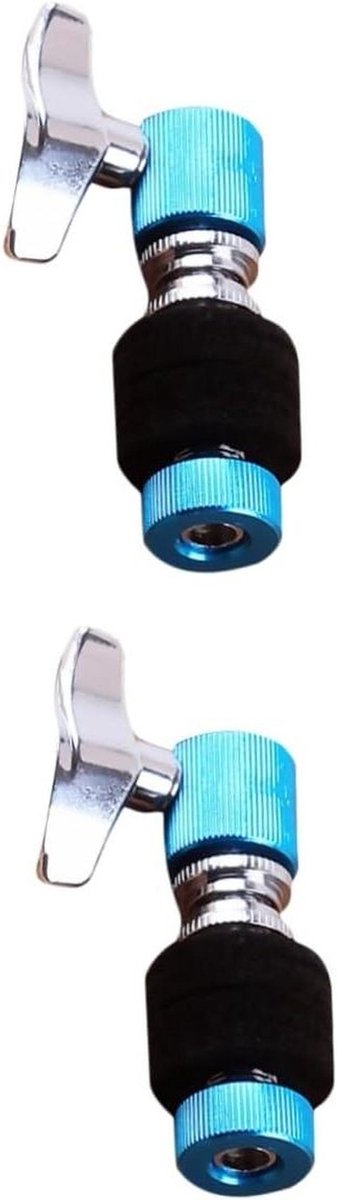 Drumstel Koppeling - Hi-hat Clutch - Muziek Maken - Volledig Metalen Ontwerp - 2 Stuks - Blauw
