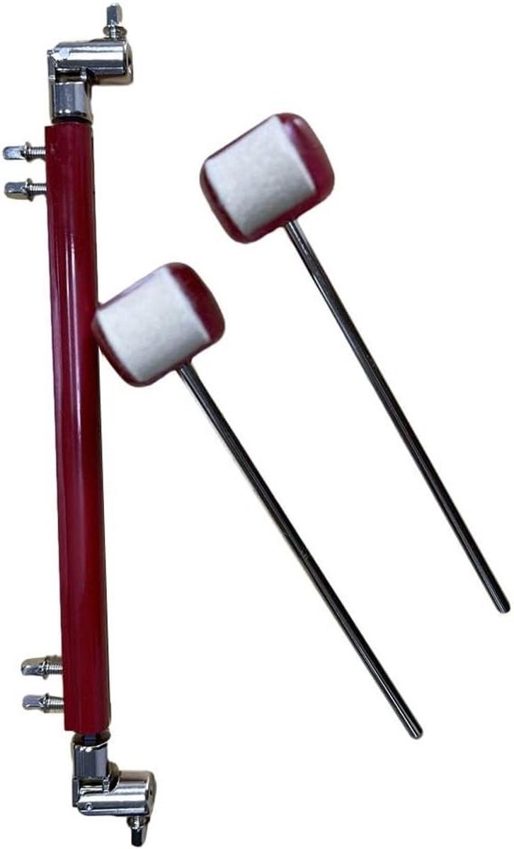 Drum Drijfstang Set - Percussie Accessoires - Muziek Maken - Hoogwaardig Staal - 22 x 6 x 2 cm