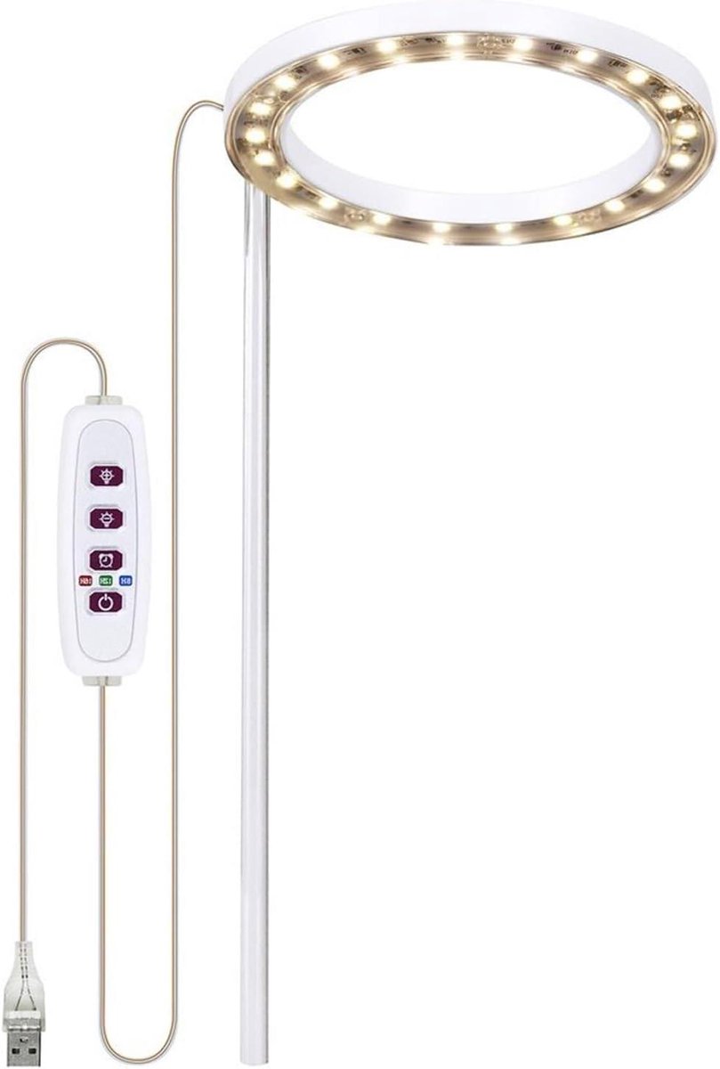 Plantenlamp - Groeilamp LED - Planten Kweken - Volledig Spectrum - 160 cm - Zwart