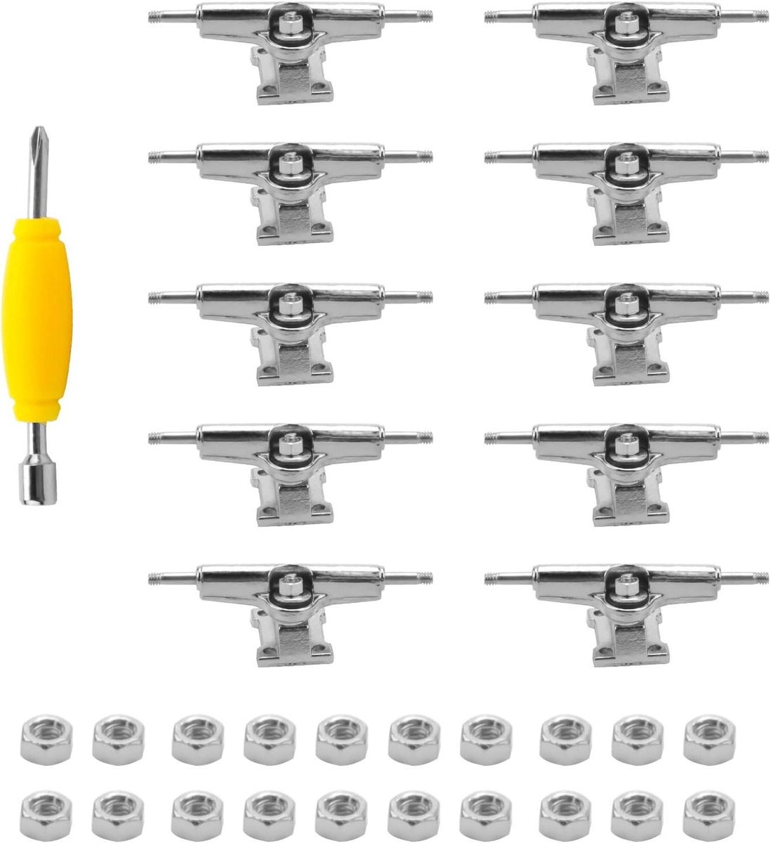 Vingerboard Trucks Set Mini Skateboard Onderdelen Hobby Aanpassen Roestbestendige Legering 29 Mm