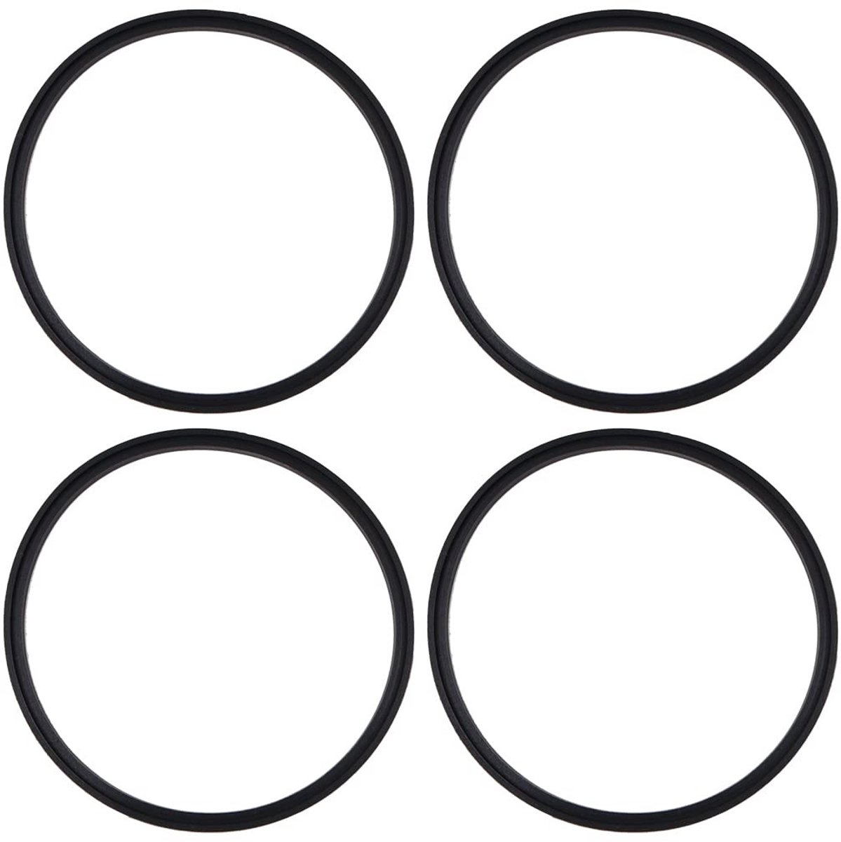 aladdien - Rubber afdichtingen - Vervangingsset voor reisbekers - Waterdicht - Silicone - Geschikt voor Contigo - Set van 4