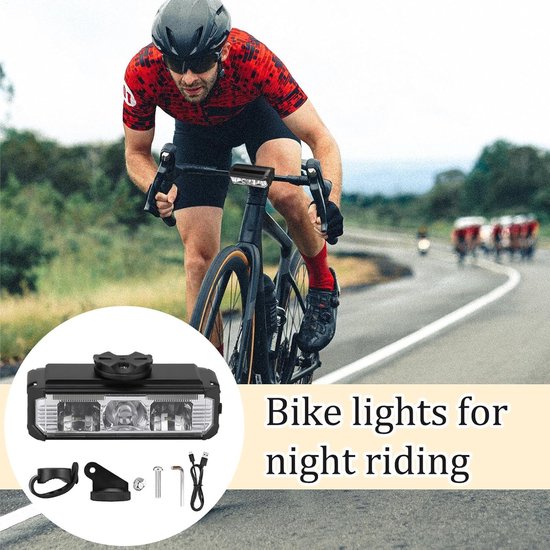 VHV - Scooter Fietsverlichting Voorlicht - Waterdichte LED Koplamp voor Fiets en Step - 1000 lumen, 7 lichtstanden, waterbestendig ontwerp - voor Fiets, Elektrische Step, Skateboard en Avondritten — afbeelding 2