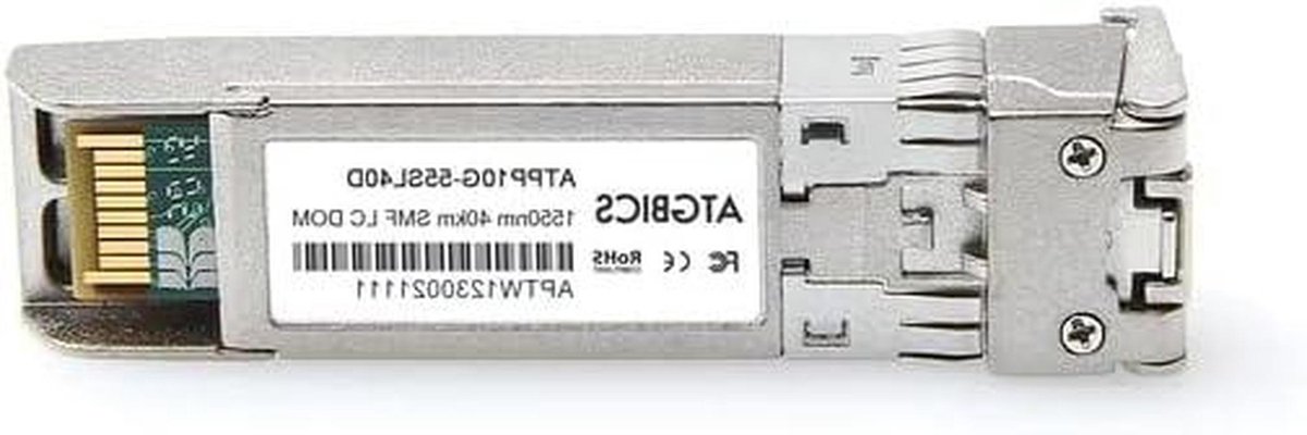 Zendontvangermodule - Netwerkmodule Glasvezel - Netwerkverbinding Uitbreiden - Tot 40 km Bereik - 134 x 085 cm - Metaal