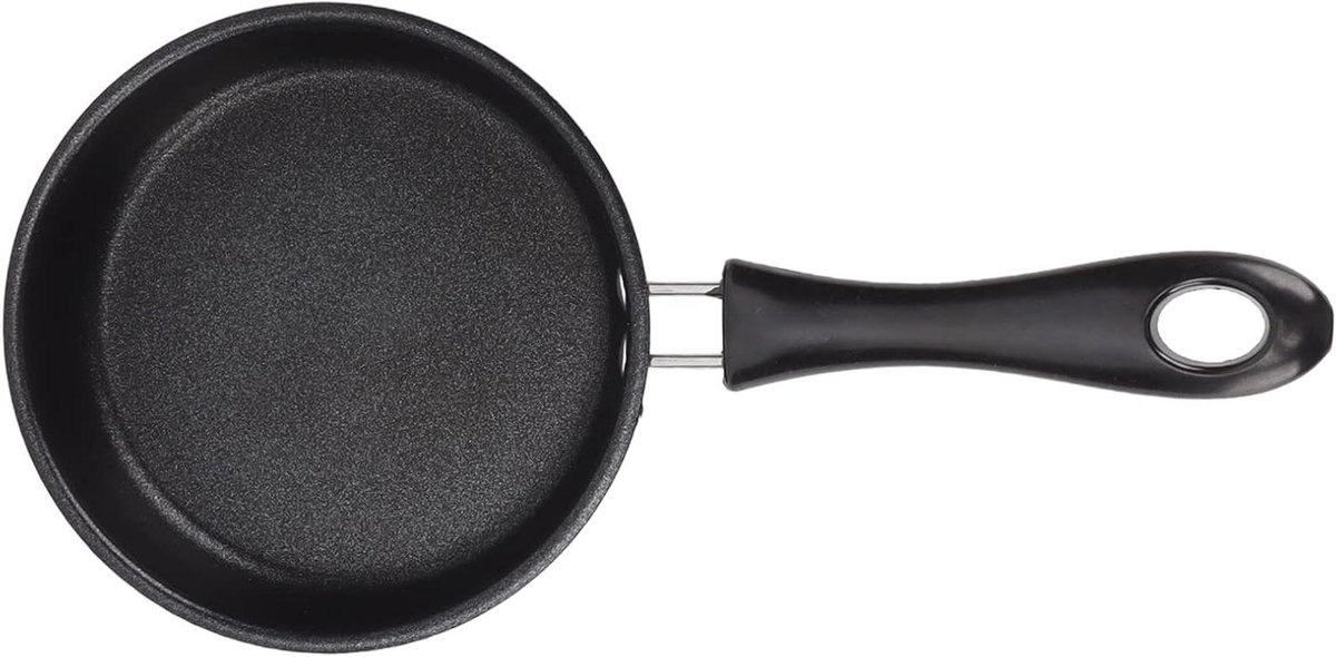 Koekenpan - Koekepan Eierpan - Koken en Bakken - Antiaanbaklaag - 18 cm - Zilver