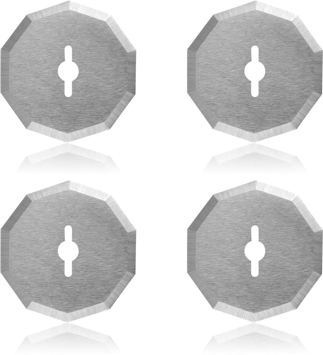 ONF3 - Vervangende Snijbladen - 4 Stuks Rotary Snijbladen - Geschikt voor Precisiewerk - 40x40mm - Perfect voor Hobby en Klussen - Compatibel me...