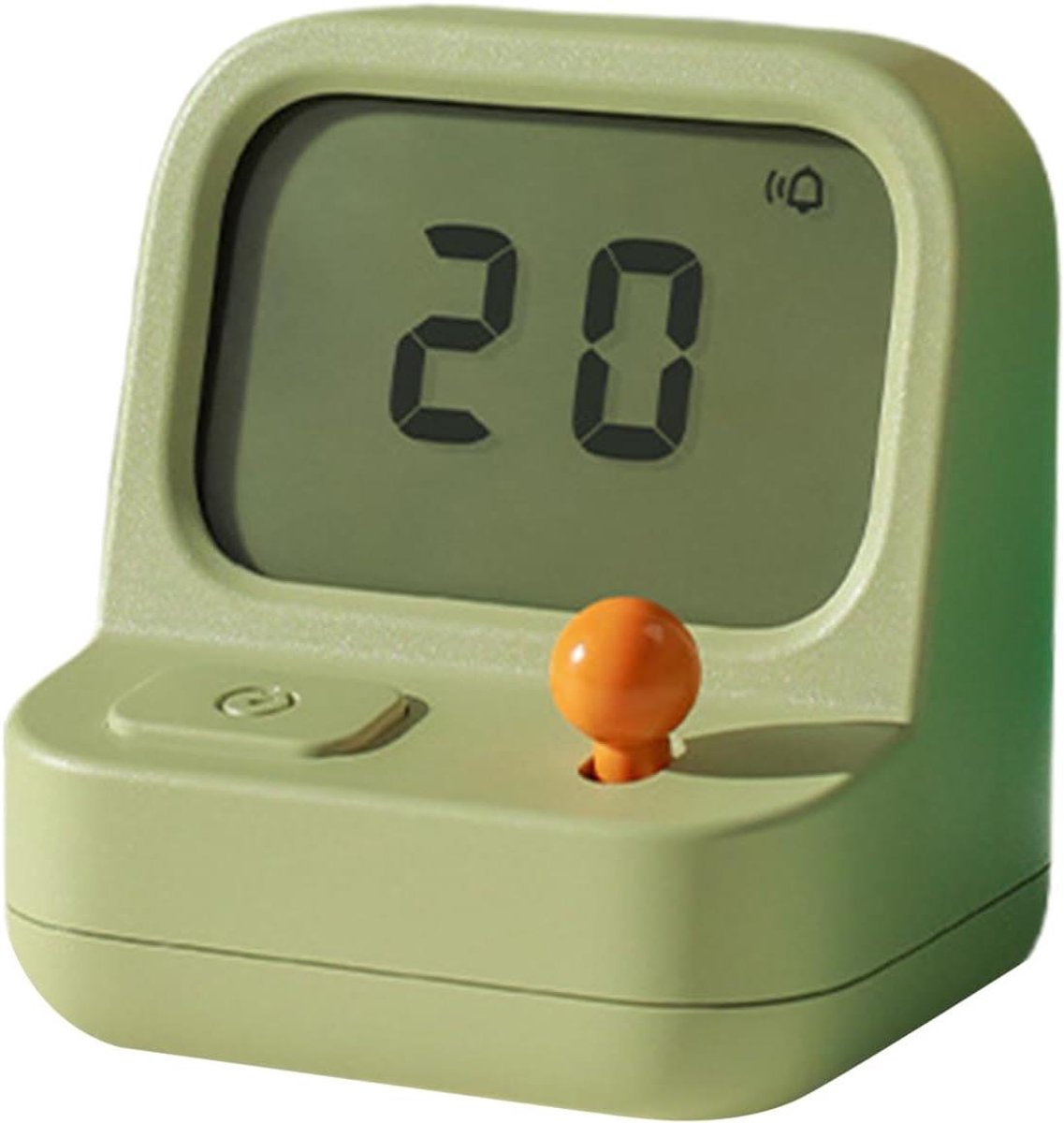 Digitale Wekker - Nachtkastje Klok - Stille Slaap - Helder LCD Display - 6.7 cm breed - Pastel