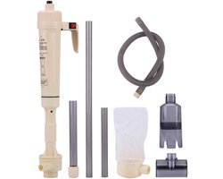 Aquarium grind stofzuigen, verstelbare batterij aangedreven sifon zand grind wassen tool pomp filter voor aquarium aquarium