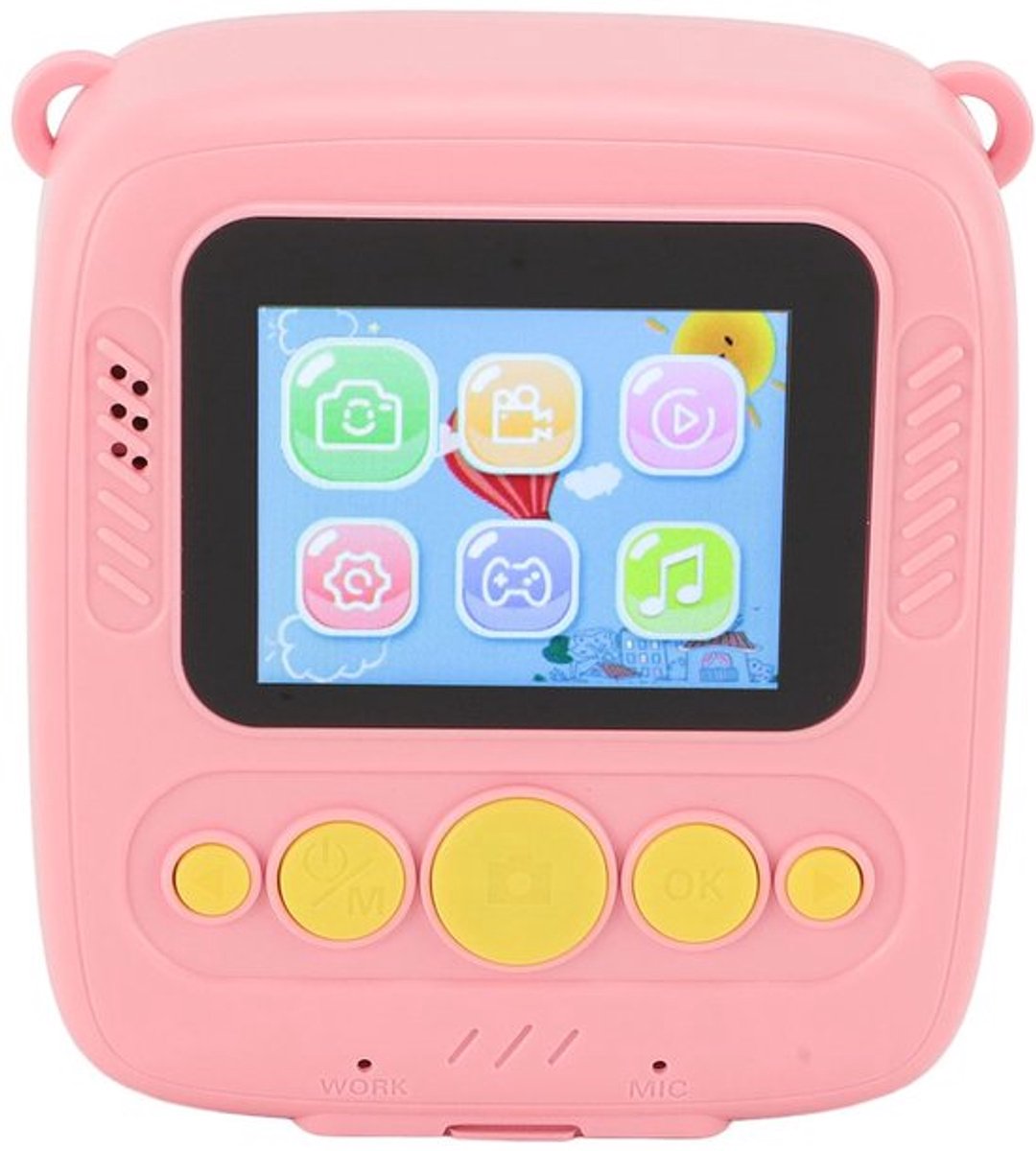 Instant Print Camera voor Kinderen, 1080P 48M Digitale Videocamera voor Peuters met Filters Foto Frames, Muziek Afspelen, Casual Spellen, Verjaardagscadeaus voor Meisjes en Jongens