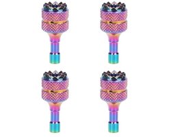 3 Pro/4 Pro-bedieningssticks, 4 afneembare drone-joysticks voor DJI Mini 3/Mini 3 Pro/Mini 4 Pro/Air 3/Mavic 3 Pro RC & RC 2 Vervangende accessoires voor afstandsbediening (kleurrijk)