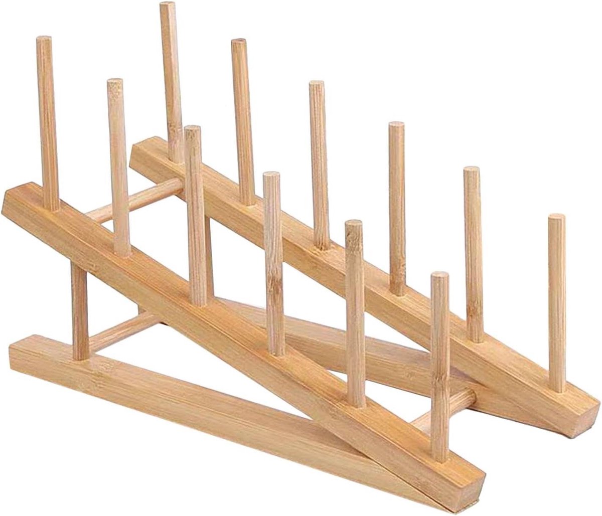 Houten Puzzelrek - Puzzelhouder Display - Puzzels Organiseren - Flexibel Verstelbaar - 30x13 cm - Veelkleurig