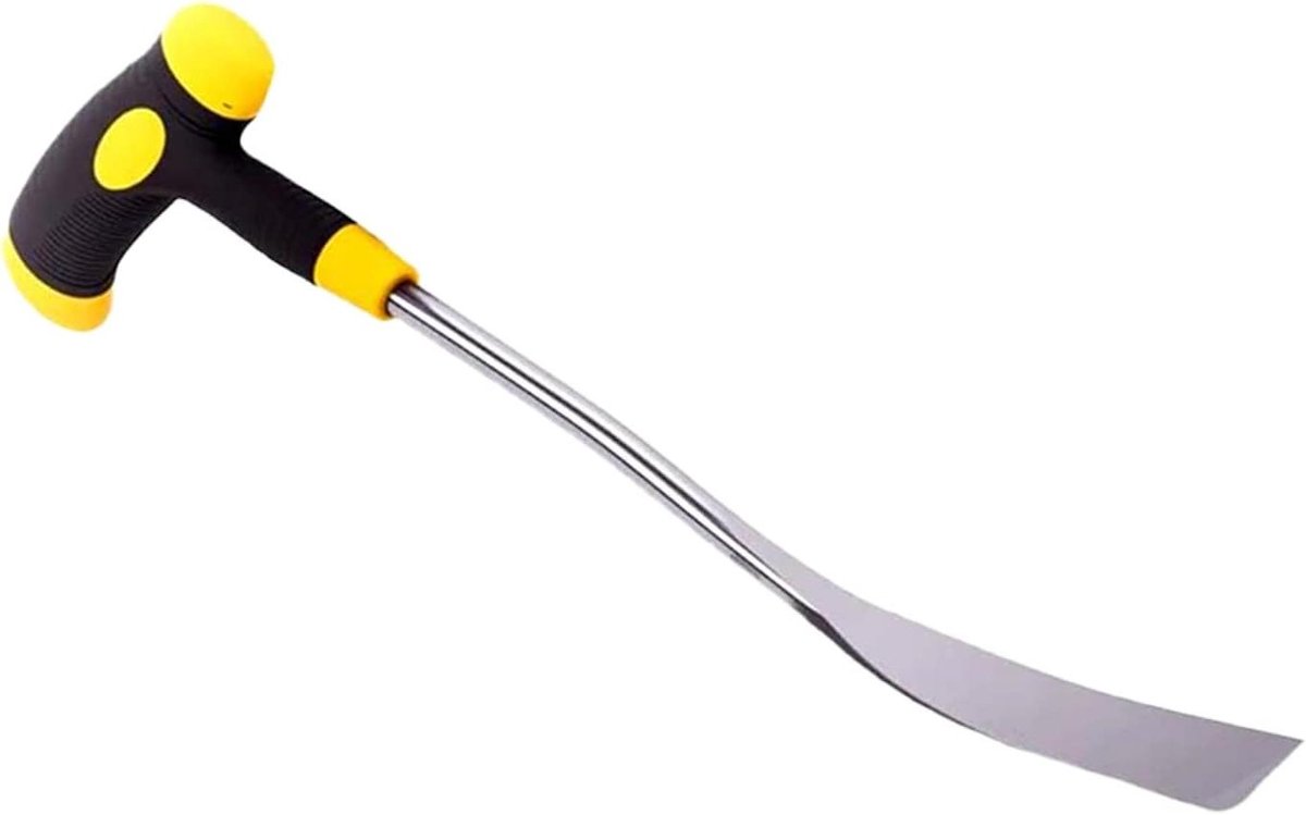 Onkruidtrekker - Wortelverwijderaar Gazon - Effectief Onkruid Wieden - Anti-aanbak Wortelgrijper - 36 cm Lengte - Zilver