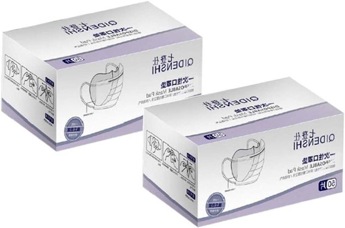Masker Pads - Vervangende Kussens - Masker Gebruik - Zelfklevend - 100 stuks - Wit