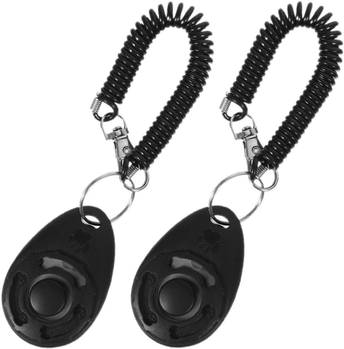 Huisdier Trainingsclickers - Hond Clicker - Huisdier Trainen - Compact Gebruiksvriendelijk - 6 x 4 x 1.5 cm - Zwart