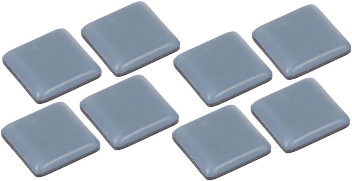 Antislip Meubelkussens - Vloerbeschermers Stoelpoot - Meubels Beschermen - Sterke Lijmlaag - 8 Stuks - Zwart