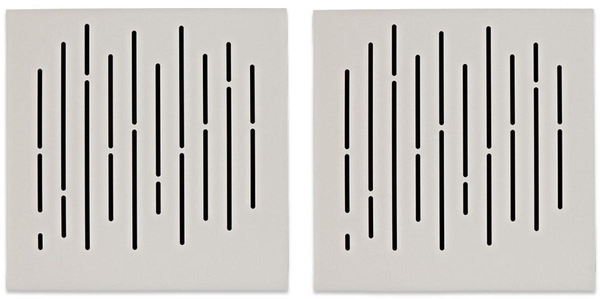 Imperative Acoustics StudioWAVE Absorptiepaneel 600 x 600 x 50mm Wit, 2 Pak