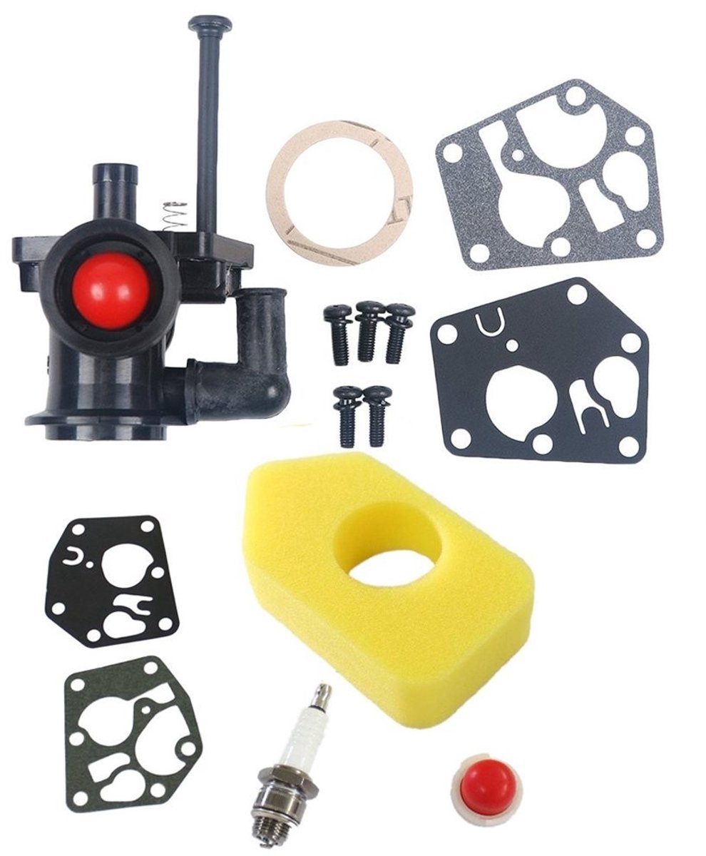 aladdien - Carburateur met Luchtfilter - Hoge Kwaliteit - Geschikt voor Briggs & Stratton - Aftermarket Accessoire - Carburateur 698369 - Inclusief ..