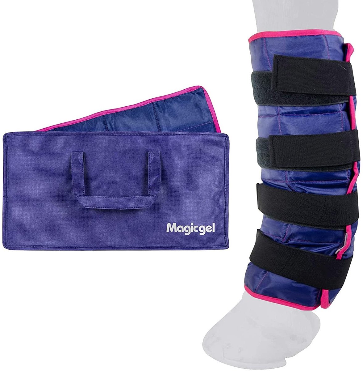 SPHProducts - Horse Ice Pack - Koelbeenwraps voor paarden - Effectieve pijnverlichting - Enkel en knie - Herstel bij blessures - Geschikt voor paarden