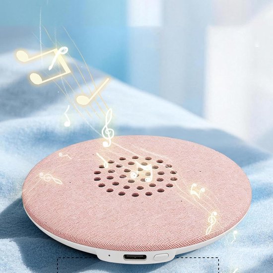 Draagbare Slaap Luidspreker - Muziekspeler Timer - Ontspannen Slapen - Ultra Dun Profiel - 96 cm breed - Roze — afbeelding 4