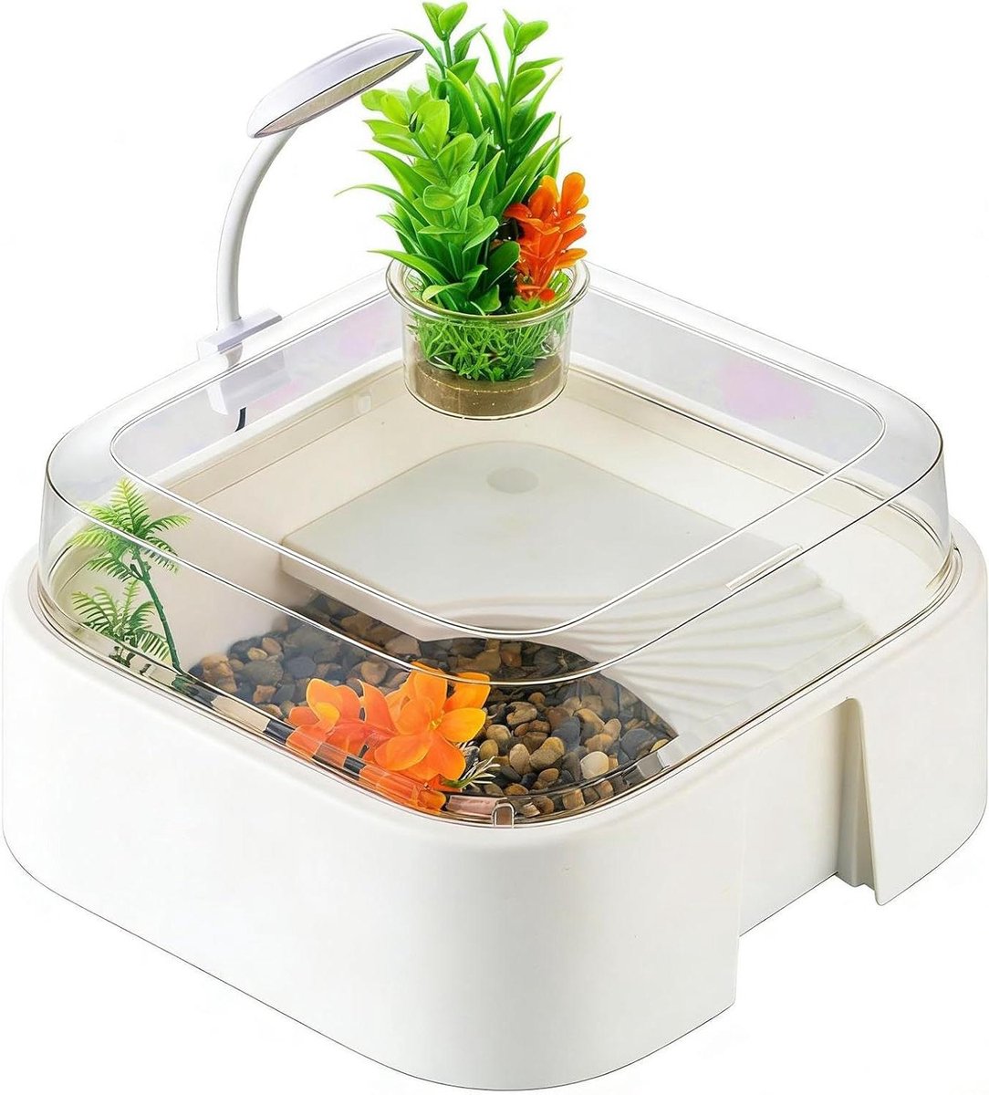 Terrarium voor Schildpadden - Reptielenverblijf Inrichting - Huisdieren Huisvesten - Ontsnappingsbestendige Wand - 30x26x16 cm - Niet gespecificeerd