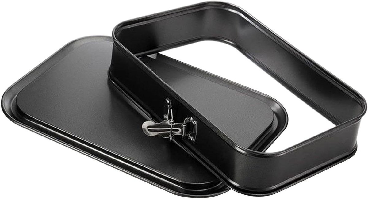 Cakevorm - Bakvorm brood - Bakken van taarten - Antiaanbaklaag - 33 x 23 x 6.5 cm - Grijs